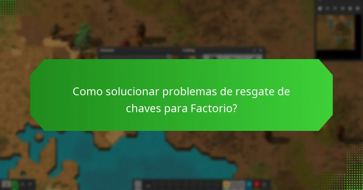 Quais são os requisitos da plataforma para Factorio?