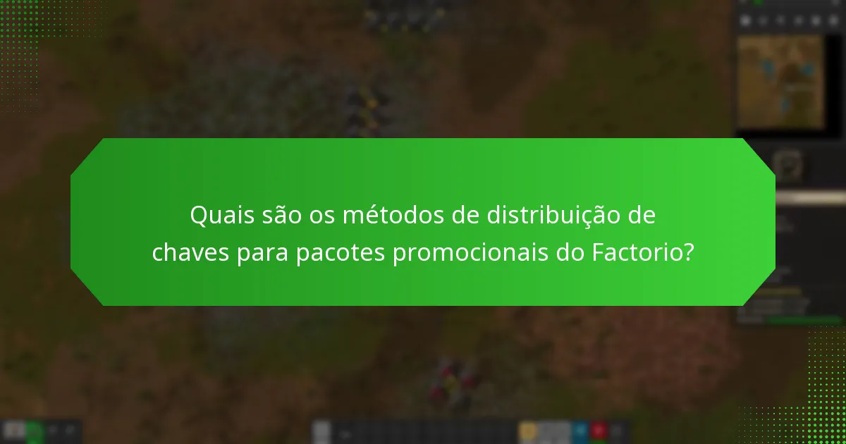 Como se compara o pacote promocional do Factorio a outros pacotes de jogos?